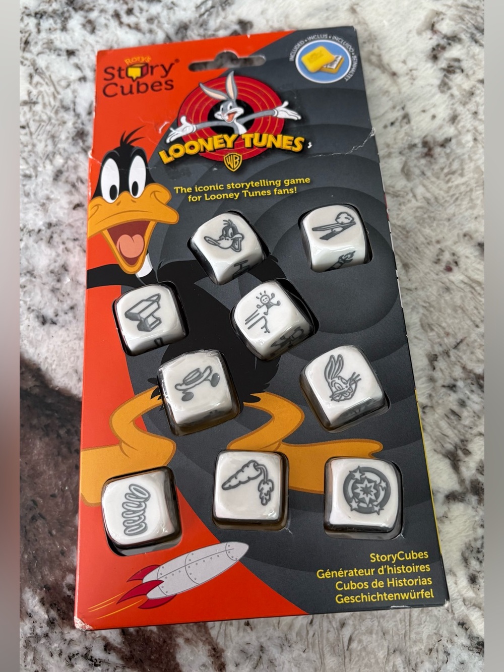 LOONEY TUNES STORY CUBES GAME NEW